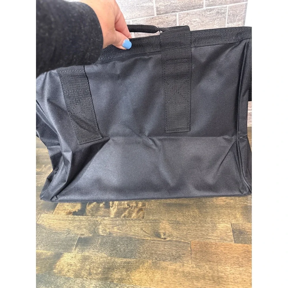 Craftsman 17 Inch Tool Bag Black Red Polyester Zippered Organizer 37537‎